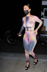 DRAYA MICHELE Arrives at Her Preliminary Birthday Celebration Dinner at TAO in Los Angeles 01/22/2022