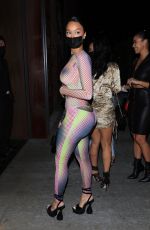 DRAYA MICHELE Arrives at Her Preliminary Birthday Celebration Dinner at TAO in Los Angeles 01/22/2022
