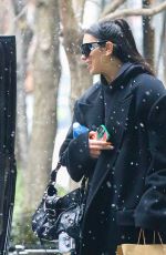 DUA LIPA Out on a Snowing Day in New York 01/28/2022