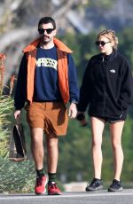 ELIZABETH OLSEN and Robbie Arnett Out in Los Angeles 01/07/2022