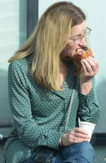 ELIZABETH SHUE and STELLA STREET GUGGENHEIM Out for Coffee in Venice 01/12/2022