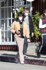 ELLA EMHOF and Sam Hine Out for Coffee in Brentwood 01/01/2022