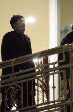 ELLEN POMPEO and Chris Ivery at Sushi Park in Los Angeles 01/21/2022