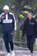 ELLEN POMPEO and Chris Ivery Out Hiking in Los Feliz 01/03/2022