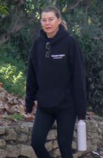 ELLEN POMPEO and Chris Ivery Out Hiking in Los Feliz 01/03/2022