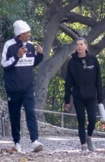 ELLEN POMPEO and Chris Ivery Out Hiking in Los Feliz 01/03/2022