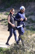 ELLEN POMPEO and Chris Ivery Out Hiking in Los Feliz 01/11/2022