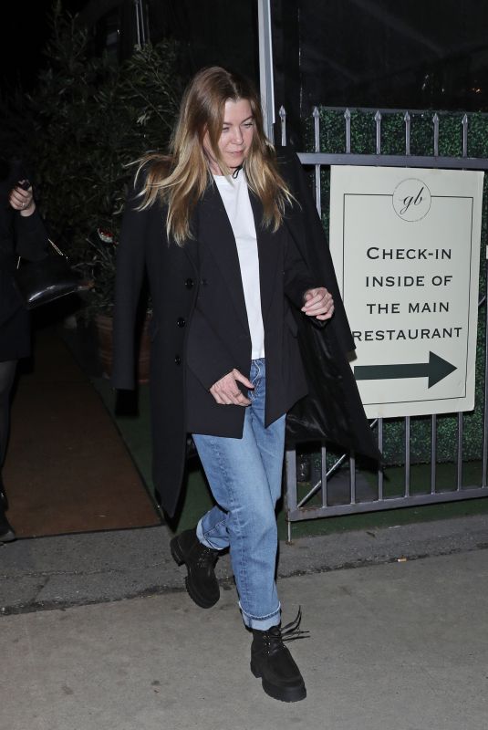 ELLEN POMPEO Leaves Giorgio Baldi in Santa Monica 01/21/2022