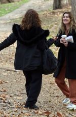 ELLEN POMPEO on the Set of Grey