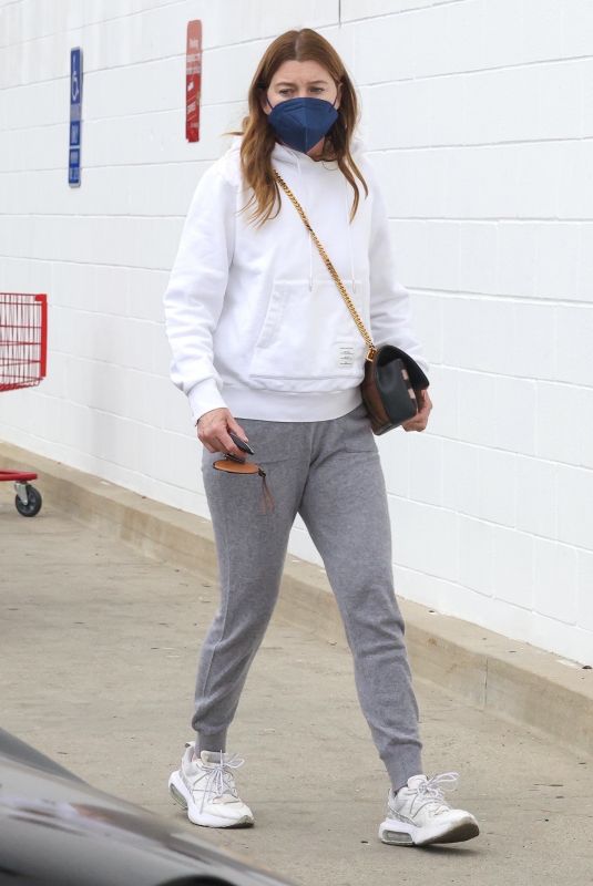 ELLEN POMPEO Out Shopping for Grocery in Los Angeles 01/30/2022