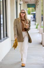 ELSA HOSK Out for Coffee in Los Angeles 01/25/2022