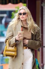 ELSA HOSK Out for Coffee in Los Angeles 01/25/2022