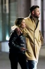ELSA PATAKY and Chris Hemsworth Night Out in London 01/24/2022