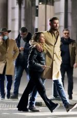 ELSA PATAKY and Chris Hemsworth Night Out in London 01/24/2022