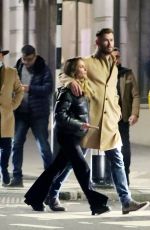 ELSA PATAKY and Chris Hemsworth Night Out in London 01/24/2022
