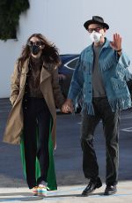 EMILIA LIVINGSTON and Jeff Goldblum Out in Los Angeles 12/31/2021
