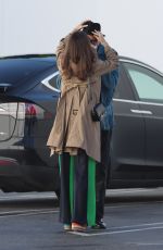 EMILIA LIVINGSTON and Jeff Goldblum Out in Los Angeles 12/31/2021
