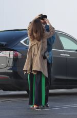 EMILIA LIVINGSTON and Jeff Goldblum Out in Los Angeles 12/31/2021