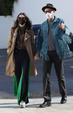 EMILIA LIVINGSTON and Jeff Goldblum Out in Los Angeles 12/31/2021