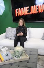 EMILY RAINEY at Fame News Studio on Sunset Blvd in Hollywood 01/20/2022