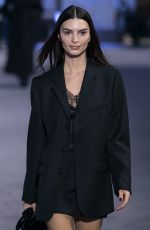 EMILY RATAJKOWSKI at Ami Fall/Winter 2022/23 Runway Show at Paris Fashion Week 01/19/2022