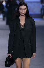 EMILY RATAJKOWSKI at Ami Fall/Winter 2022/23 Runway Show at Paris Fashion Week 01/19/2022
