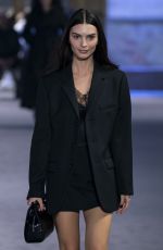 EMILY RATAJKOWSKI at Ami Fall/Winter 2022/23 Runway Show at Paris Fashion Week 01/19/2022