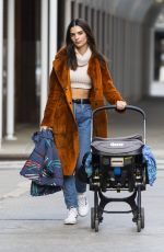 EMILY RATAJKOWSKI Out with Her Baby in New York 01/23/2022