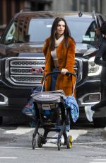EMILY RATAJKOWSKI Out with Her Baby in New York 01/23/2022