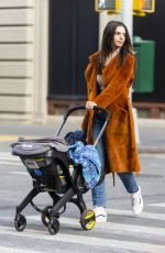 EMILY RATAJKOWSKI Out with Her Baby in New York 01/23/2022