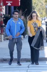 EMILY V. GORDON at a COVID-19 Testing Site in Los Angeles 01/09/2022