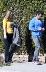 EMILY V. GORDON at a COVID-19 Testing Site in Los Angeles 01/09/2022