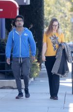 EMILY V. GORDON at a COVID-19 Testing Site in Los Angeles 01/09/2022