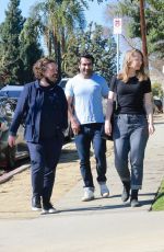EMILY V. GORDON Out for Lunch at All Time Restaurant in Los Feliz 01/223/2022