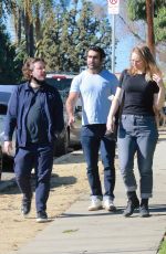 EMILY V. GORDON Out for Lunch at All Time Restaurant in Los Feliz 01/223/2022