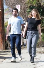 EMILY V. GORDON Out for Lunch at All Time Restaurant in Los Feliz 01/223/2022