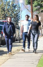 EMILY V. GORDON Out for Lunch at All Time Restaurant in Los Feliz 01/223/2022