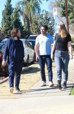 EMILY V. GORDON Out for Lunch at All Time Restaurant in Los Feliz 01/223/2022