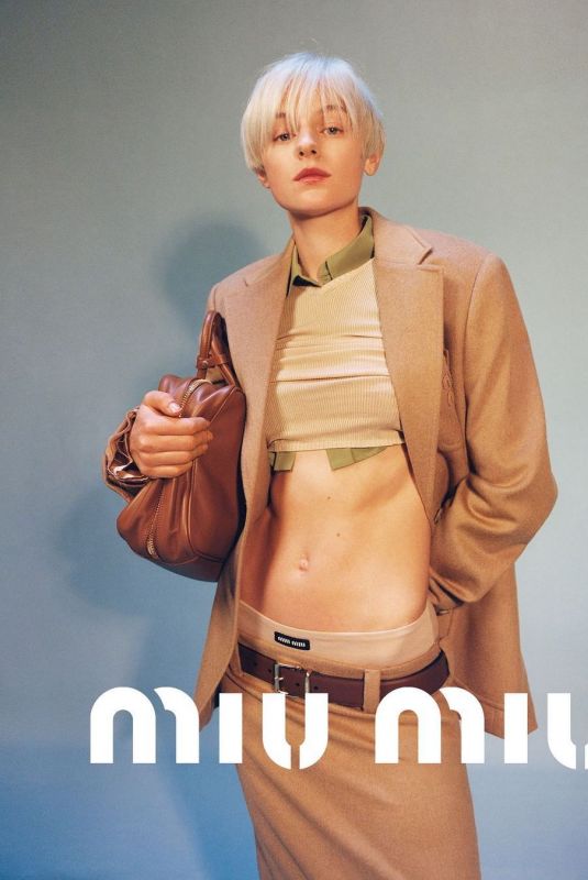 EMMA CORRIN for Miu Miu Basic Instincts Collection 2022