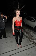 ERIN MICKLOW Out for Dinner at Gracias Madre in Hollywood 01/15/2022