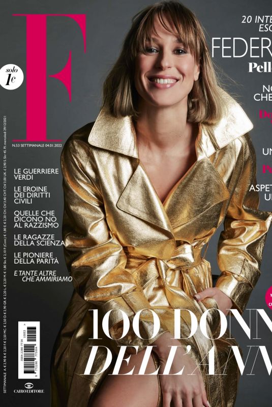 FEDERICA PELLEGRINI for F Magazine, January 2022