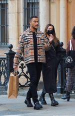 FLORENCIA GALARZA and Dale Moss Out in Los Angeles 01/19/2022