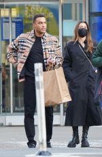 FLORENCIA GALARZA and Dale Moss Out in Los Angeles 01/19/2022