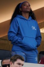 GABRIELLE UNION and Dwyane Wade at LA Rams vs San Francisco 49ers Game at Sofi Stadium in Inglewood 01/09/2022