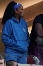 GABRIELLE UNION and Dwyane Wade at LA Rams vs San Francisco 49ers Game at Sofi Stadium in Inglewood 01/09/2022