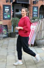 GEMMA ATKINSON Arrives at Hits Radio Network in Manchester 01/26/2022