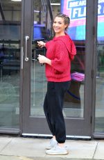 GEMMA ATKINSON Arrives at Hits Radio Network in Manchester 01/26/2022