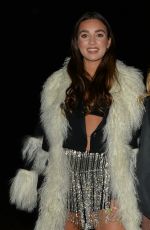 GEORGIA HARRISON and Friend BELLA Night Out in London 01/15/2022