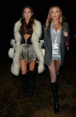 GEORGIA HARRISON and Friend BELLA Night Out in London 01/15/2022