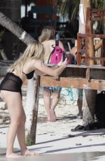 GEORGIA STEEL in Bikini at a Photoshoot on Isla Mujeres 01/19/2022